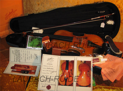 скрипичный мастеровой комплект со скрипкой Лаубах